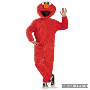 Disguise Sesame Street XL Plush Elmo Prestige Cosplay Halloween Costume